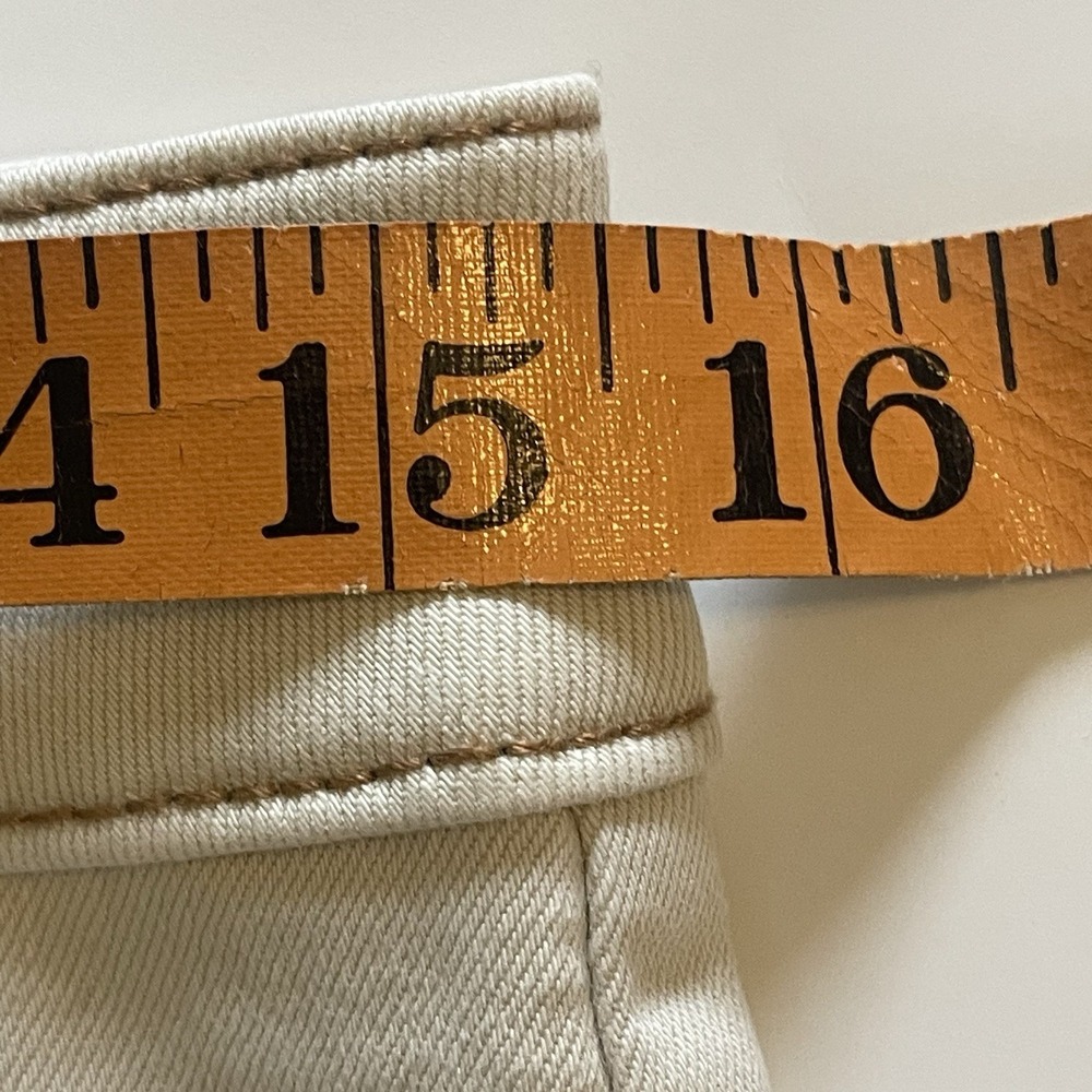 Y2K EST 1946 Denim Khaki/Tan Cotton Blend Women's Size 10 Straight Skirt - Picture 7 of 8